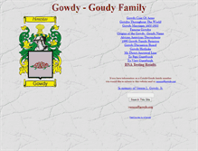 Tablet Screenshot of gowdy.org